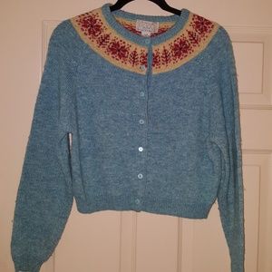 Free People Fair Isle Sweater sz l